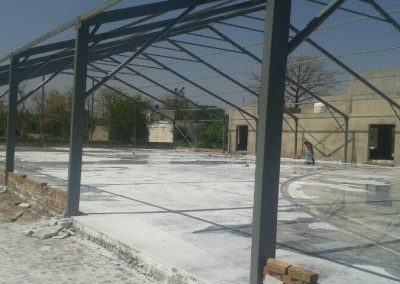 steel structure tent shade companies in uae