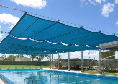 modern pool shade