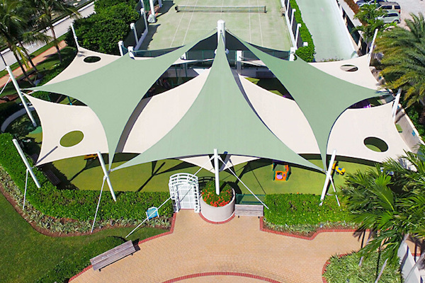 tensile membrane shades structure for Play Ground Area