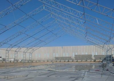 Steel profile warehouse tents dubai