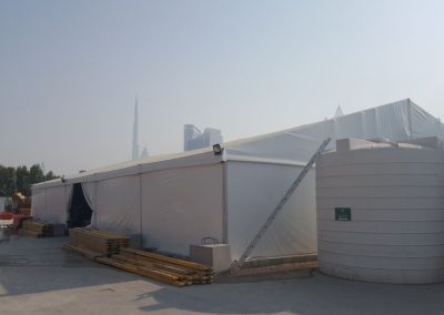 Tent Installation in Dubai for McLaren Construction Group