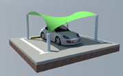 PVC Car parking shade UAE