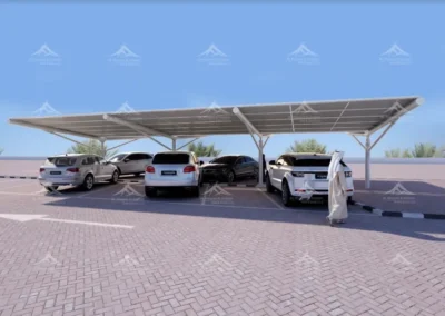 solar car parking design