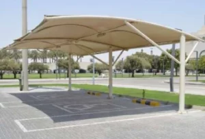 Cantilever car parking shades UAE