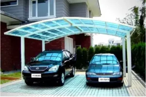FRP sheet car parking shadess UAE