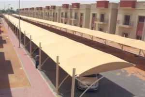 HDPE car parking shades UAE