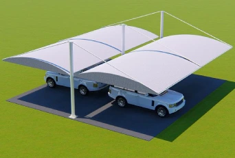 ARCH DESIGN PARKING SHADE STRUCTURE 01