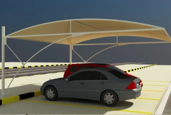 ARCH DESIGN PARKING SHADE STRUCTURE 02