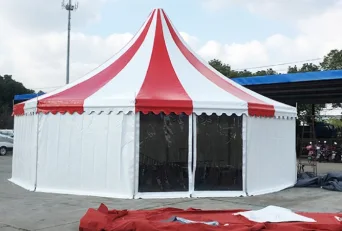 Multi-side tent shed design 2