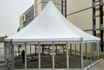 Multi-side tent shed design 3
