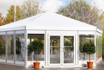 Multi-side tent shed design 4