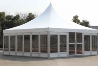 Multi-side tent shed design 6