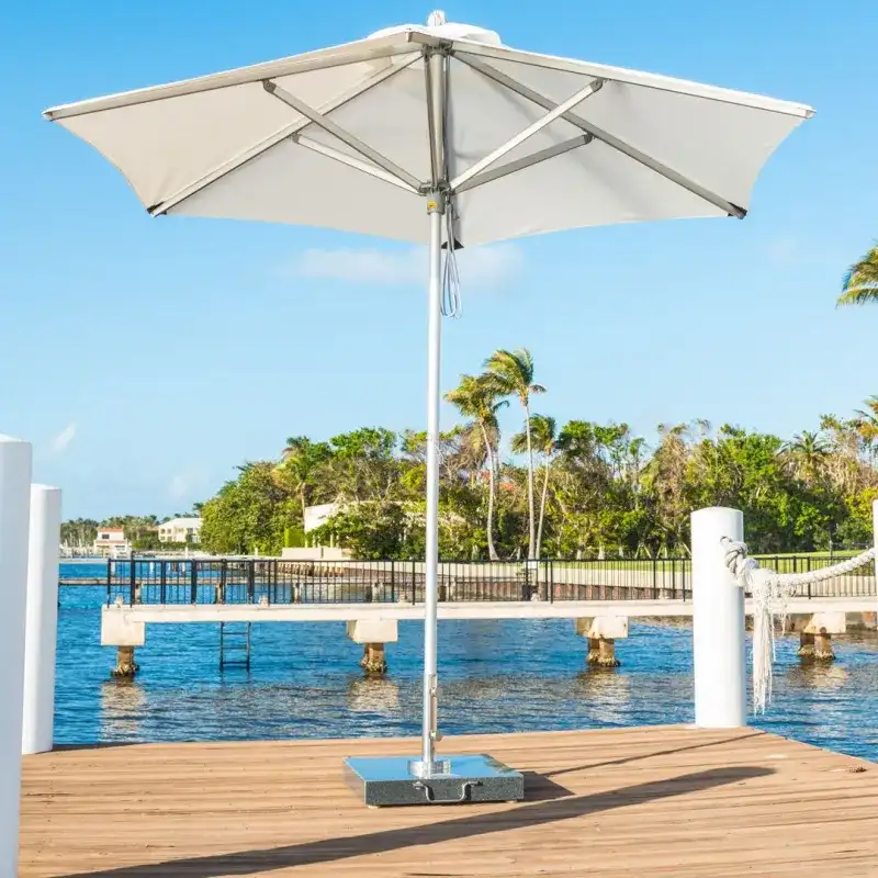 Aluminum center pole umbrella for beach UAE