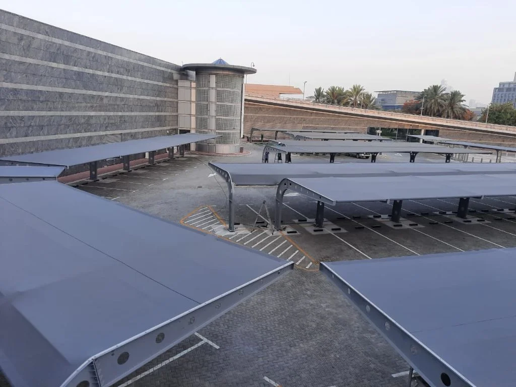 Dubai Future Foundation Car Parking Shades Project