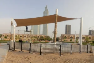 tensile shade project for Dubai holding by Akaa tent (1)