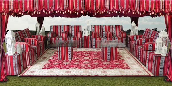 arabic tent setup
