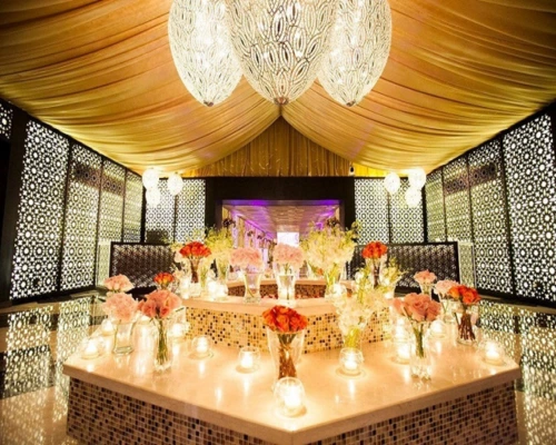 indoor wedding lighting rentals Dubai