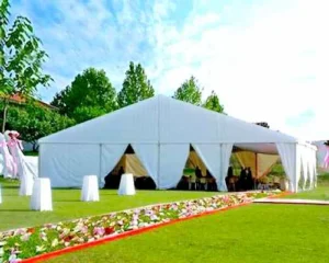 modern wedding tent rental