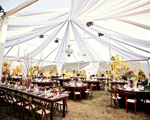 transparent tents for rent