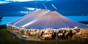 wedding pole tent for rent