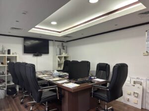Akaa tent office
