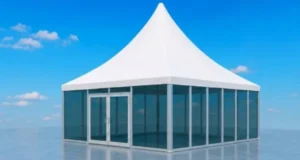 pinnacle tent side view