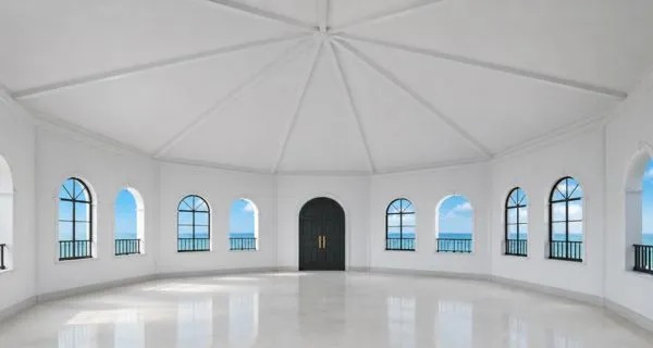 Multi side tent inside view