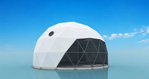 High quality dome tent side view