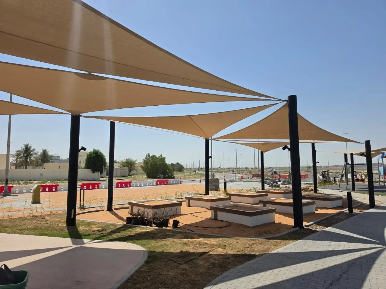 Nabdh Community Center ME08 Tensile Shade Project