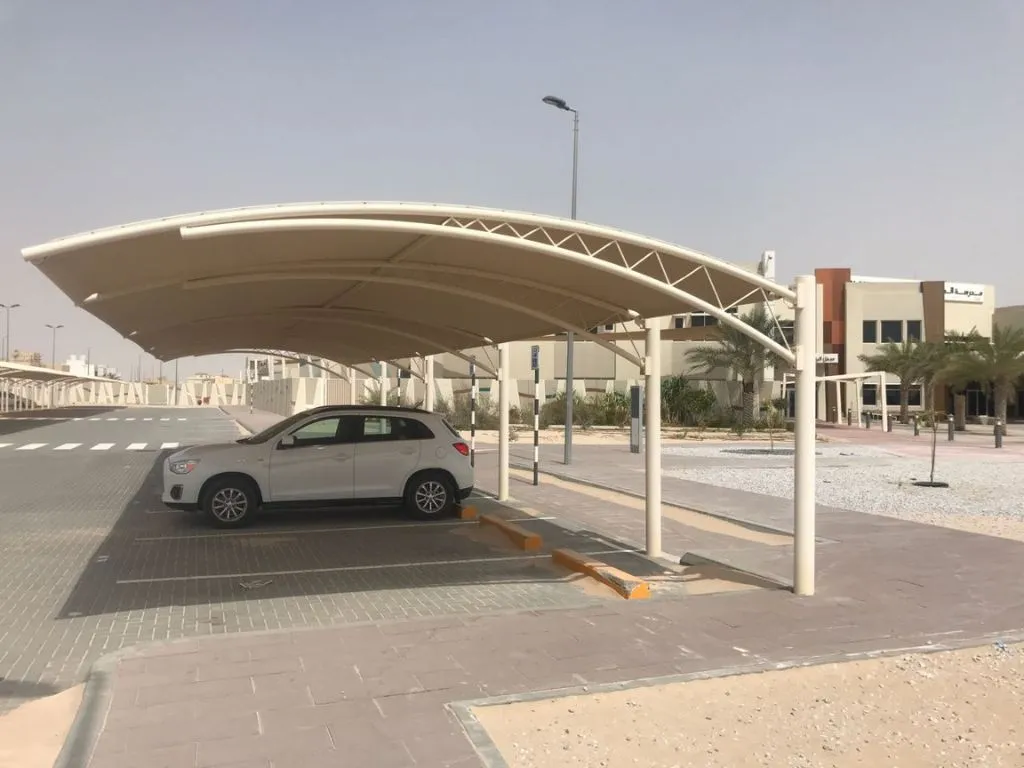 Al Salam School Shades Tensile & Car Parking Shade Project (1)