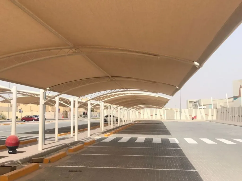 Al Salam School Shades Tensile & Car Parking Shade Project (3)